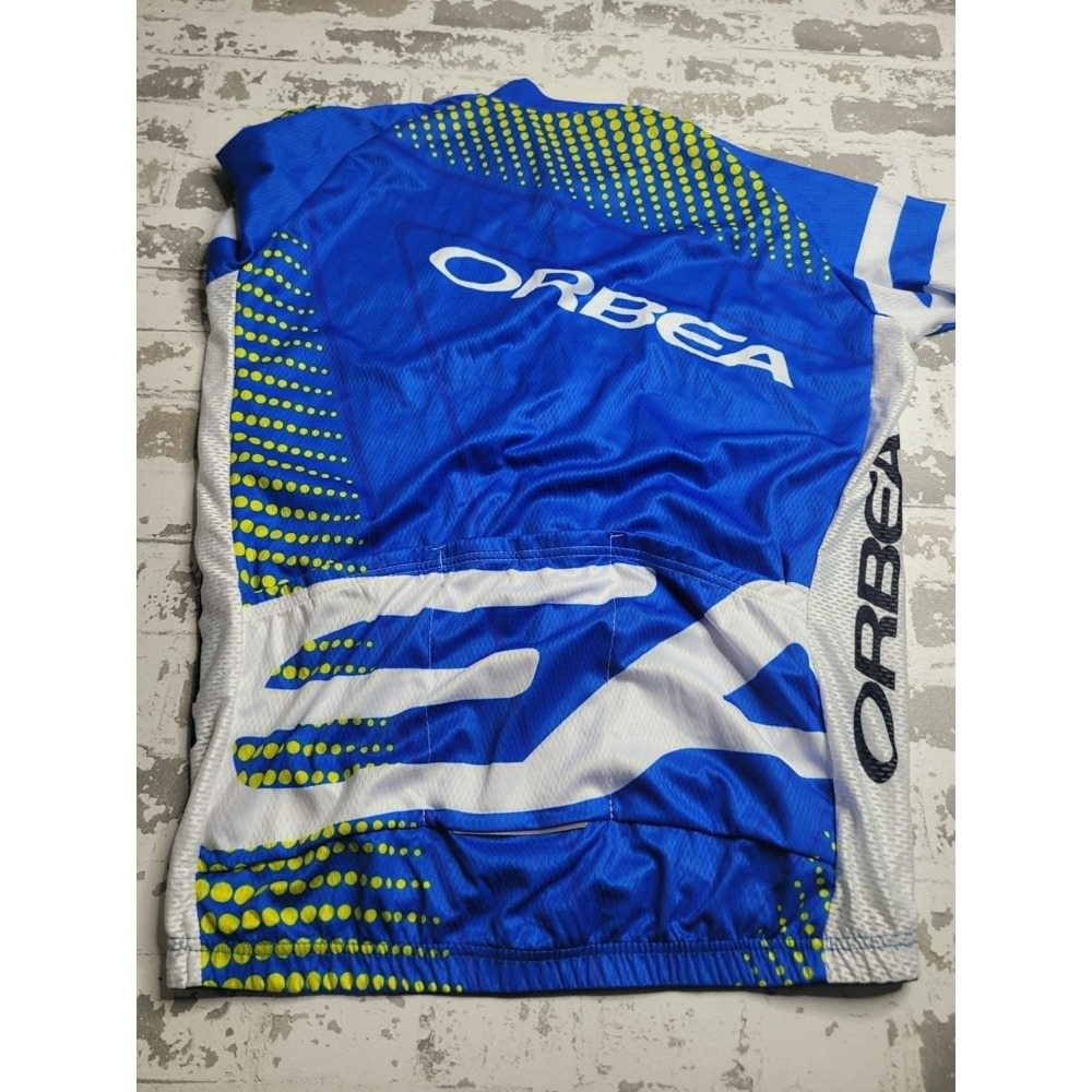 Orbea Cycling Jersey Short Sleeve Zip Men's XXL Blue - Picture 2 of 6